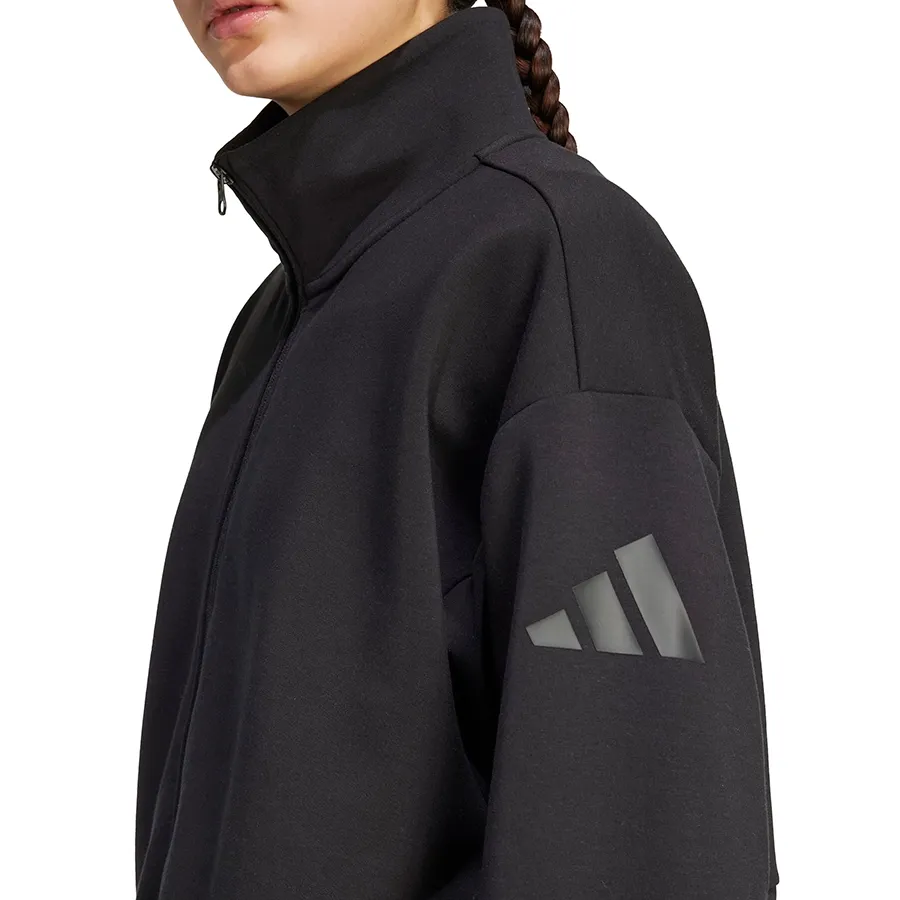 Imagen 2 de 4 de Campera adidas Soft Lux-NEGRO