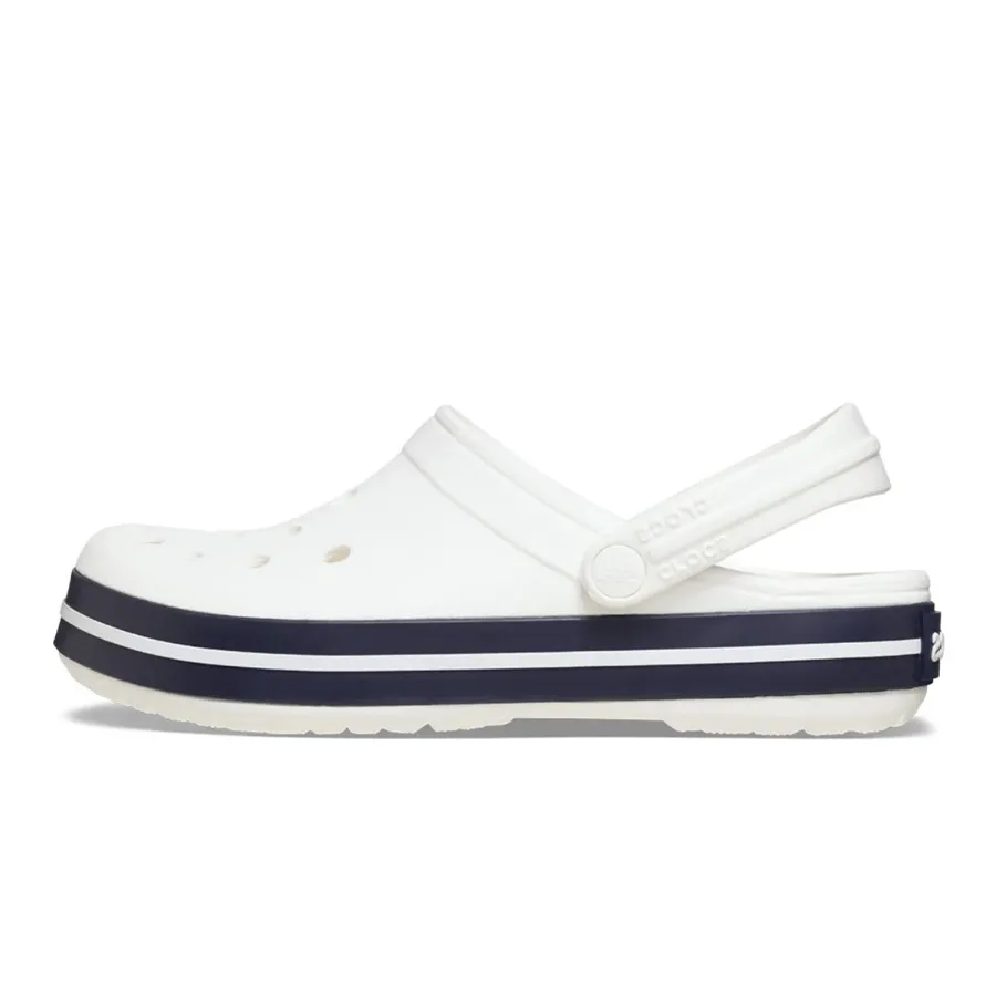 Imagen 2 de 5 de Sandalias Crocs Zuecos  Crocband-BLANCO/MARINO