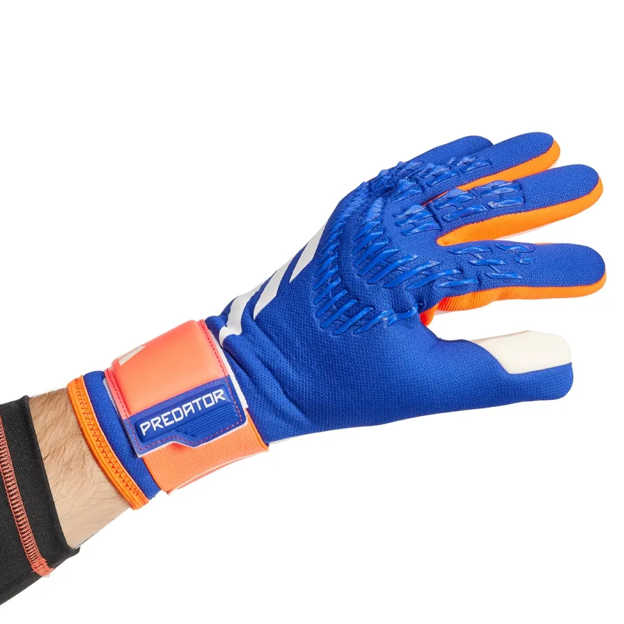 Imagen 2 de 4 de Guantes adidas Predator League-AZUL/BLANCO/NARANJA