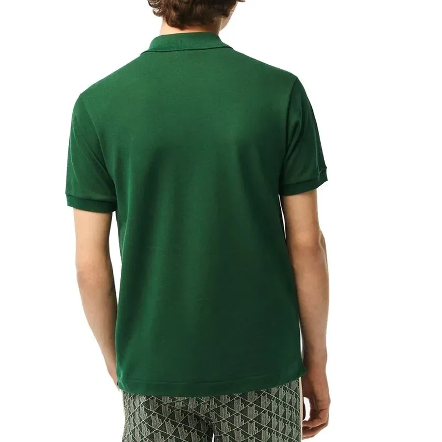 Imagen 2 de 4 de Remera Lacoste Chemise Col Bord-VERDE