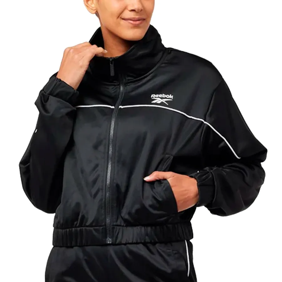 Imagen 2 de 4 de Conjunto Reebok Justine Piping 2-NEGRO