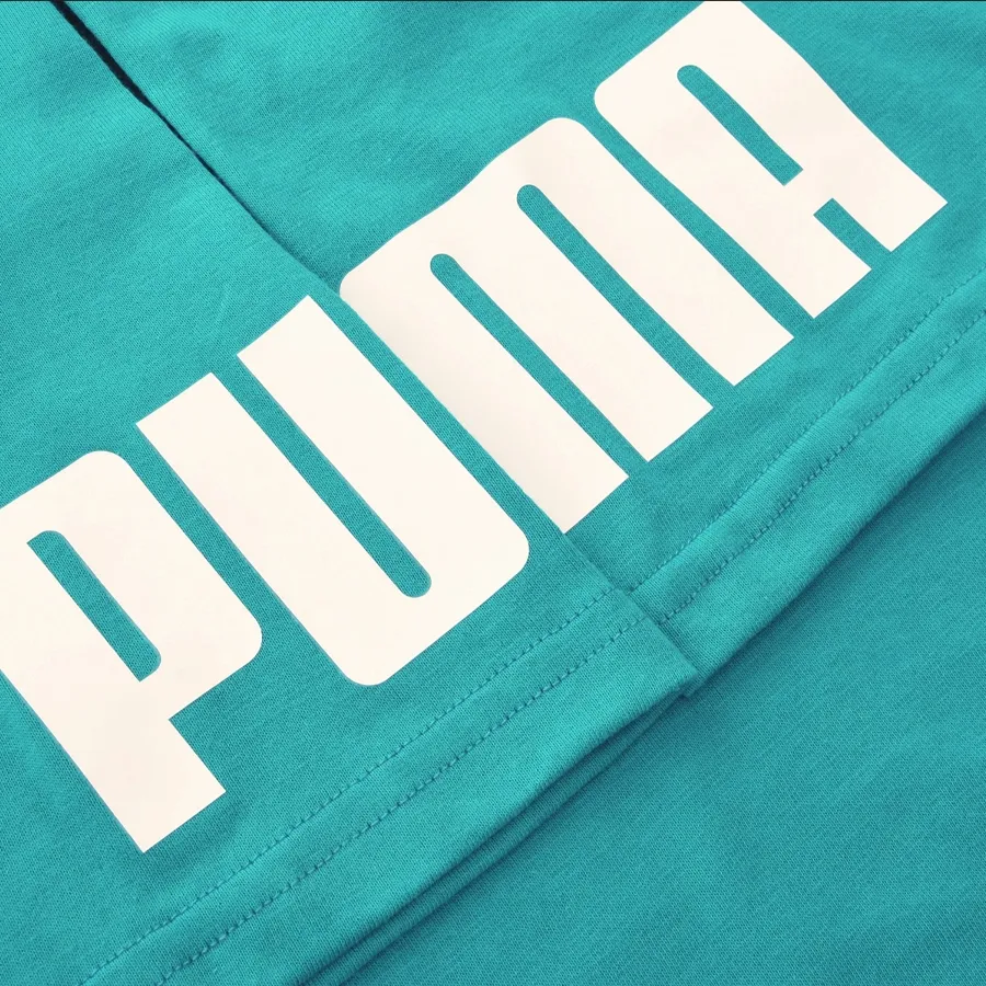 Imagen 2 de 4 de Remera Puma Power Colorblock-VERDE AGUA/NEGRO