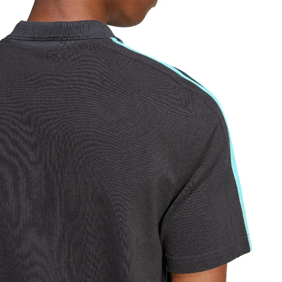 Imagen 4 de 5 de Polo adidas Chomba ADN Mercedes - AMG Petronas Formula Uno Team-NEGRO/TURQUESA