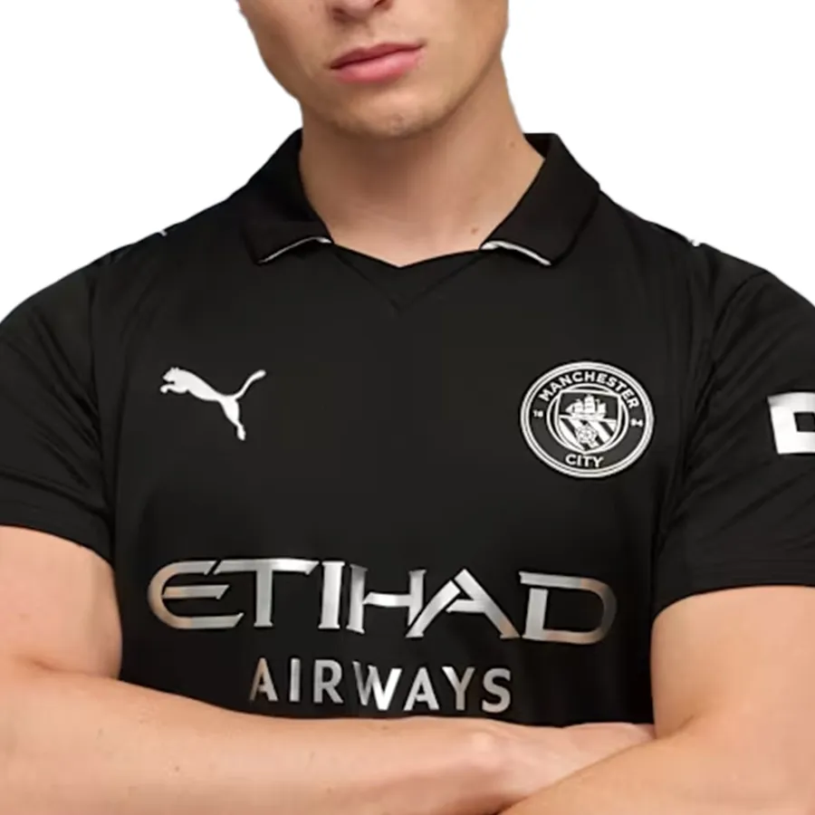 Imagen 2 de 4 de Camiseta Puma Manchester City 25/26-NEGRO