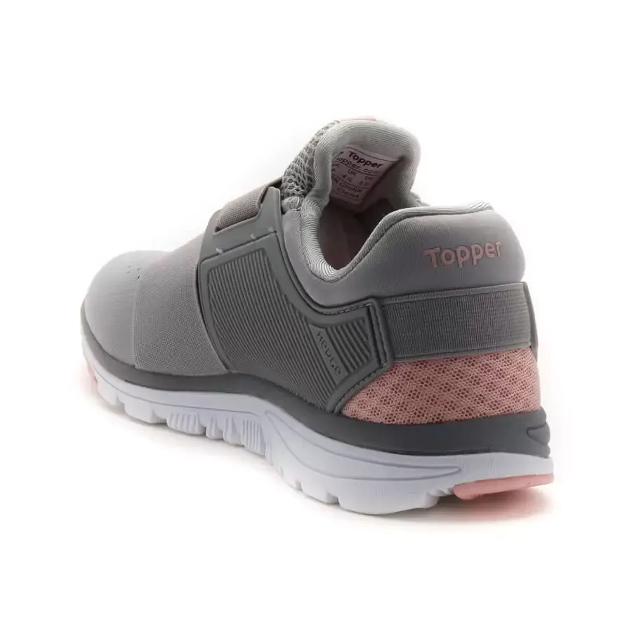 Imagen 2 de 5 de Zapatillas Topper Lady Insanity-GRIS/ROSA