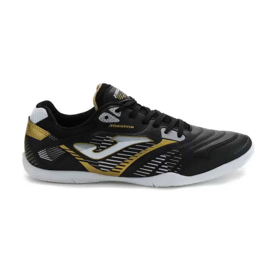 Imagen 4 de 5 de Botines Joma Maxima Futsal V2-NEGRO/DORADO/BLANCO