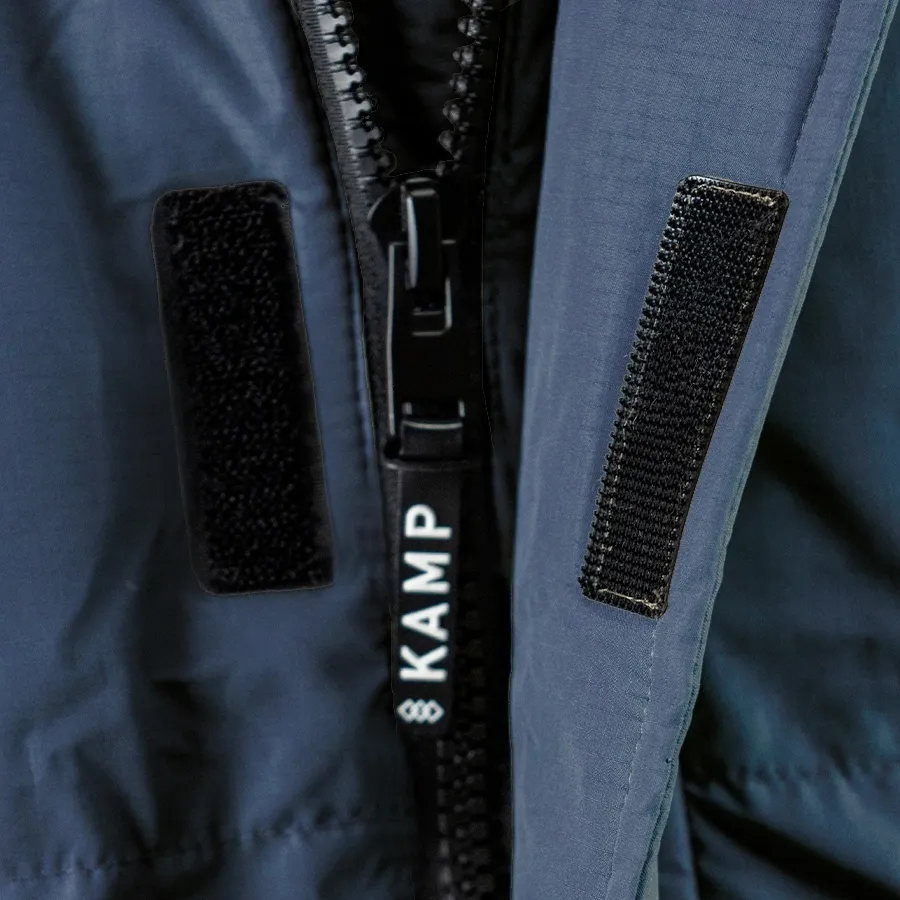 Imagen 3 de 5 de Campera Kamp Padding 25-AZUL MARINO/NEGRO