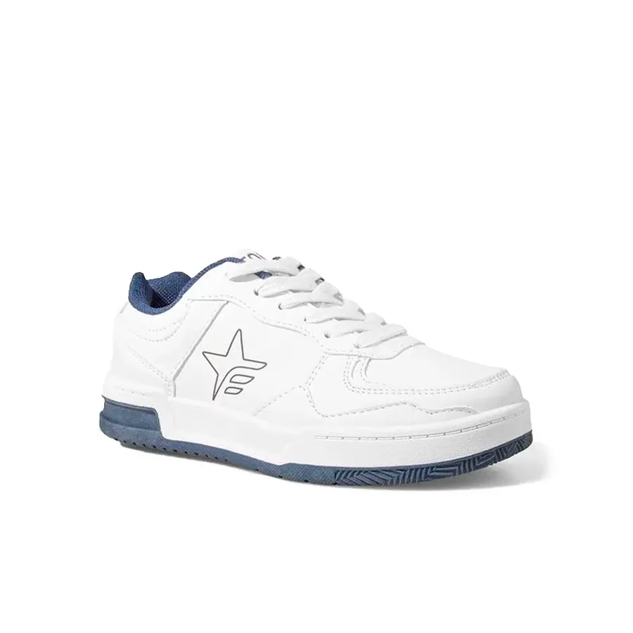 Imagen 1 de 5 de Zapatillas Footy Escolar-BLANCO/AZUL