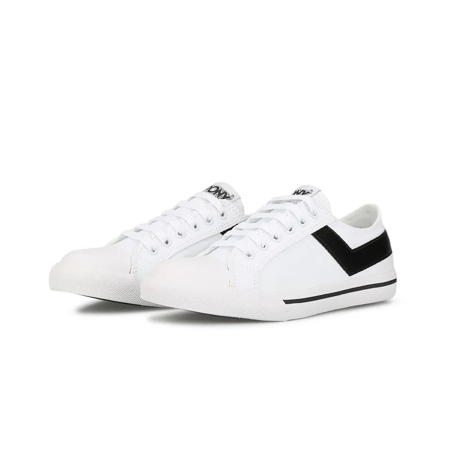 Imagen 2 de 5 de Zapatillas Pony Shooter Ox Canvas-BLANCO/NEGRO