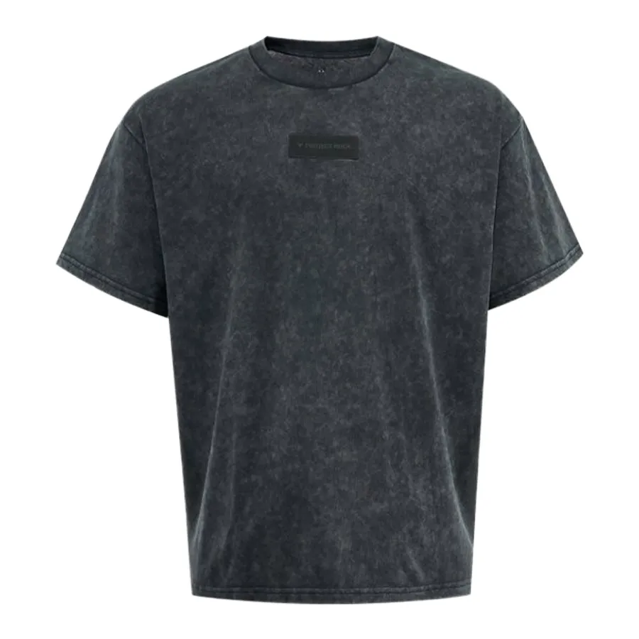 Imagen 0 de 3 de Remera Under Armour Project Rock Heavyweight Oversized-GRAFITO/NEGRO