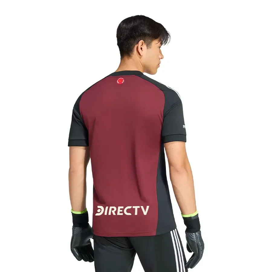 Imagen 1 de 6 de Camiseta adidas originals River Plate Arquero 26/27-NEGRO/BORDO/BLANCO