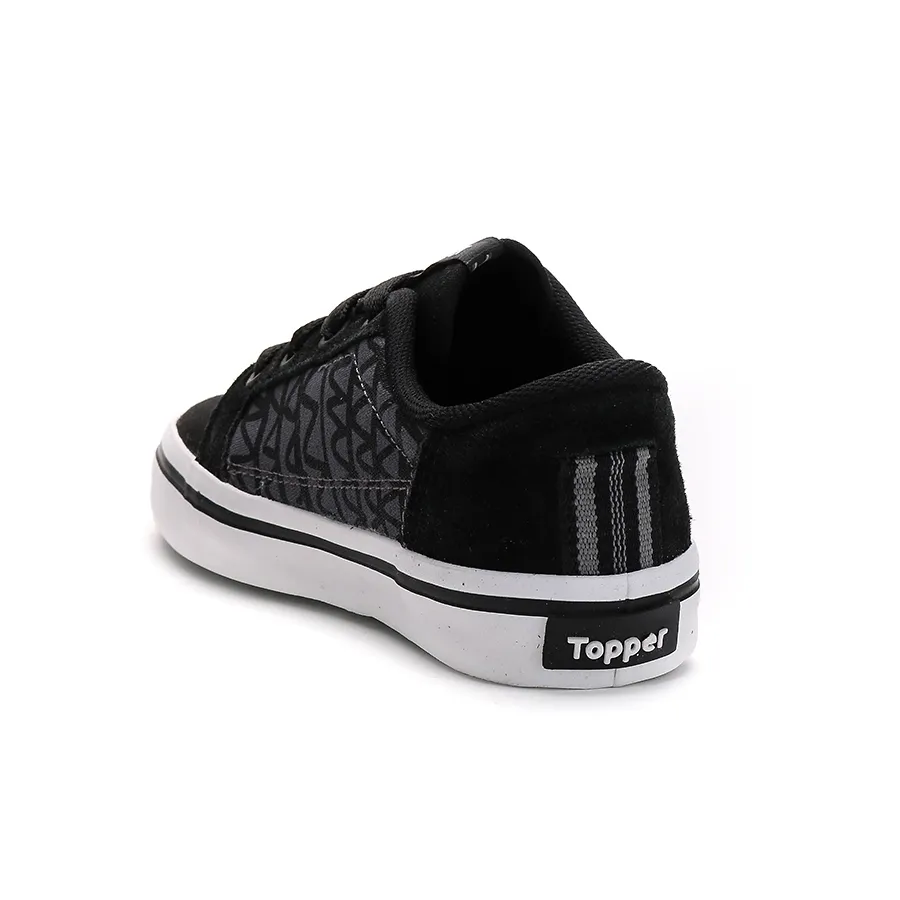Zapatillas Topper Tony Rox Kids - NEGRO/GRIS | Vaypol
