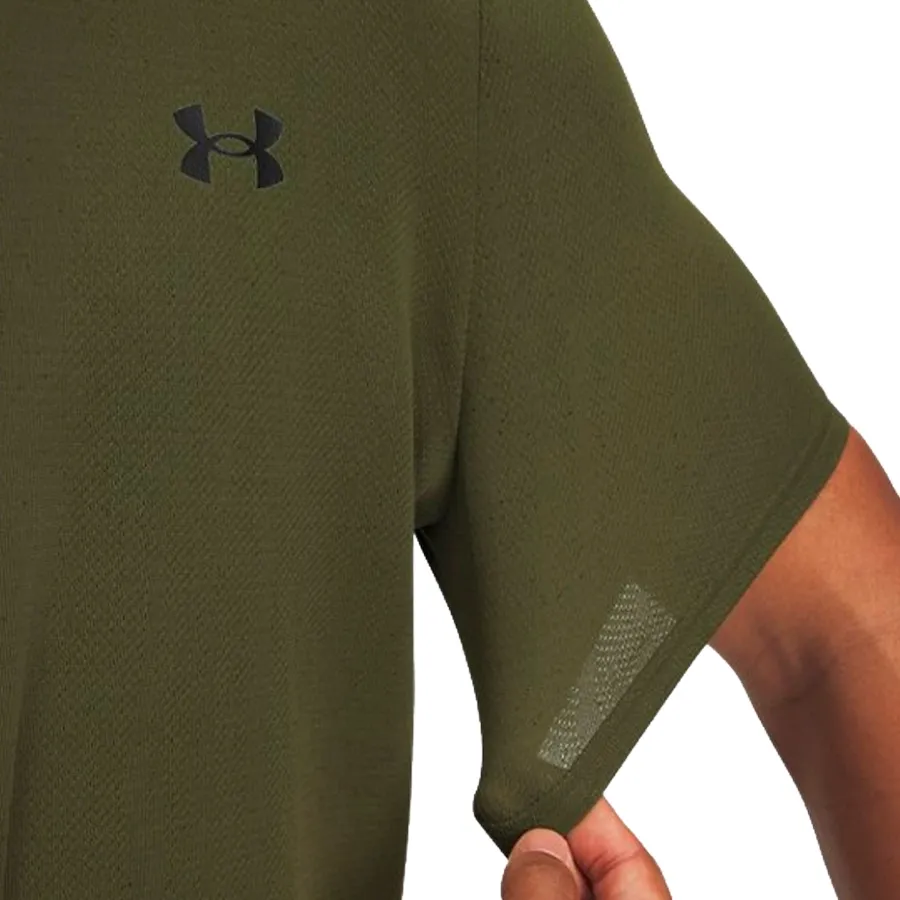 Imagen 2 de 3 de Remera Under Armour Vanish Seamless Novelty SS-VERDE MUSGO