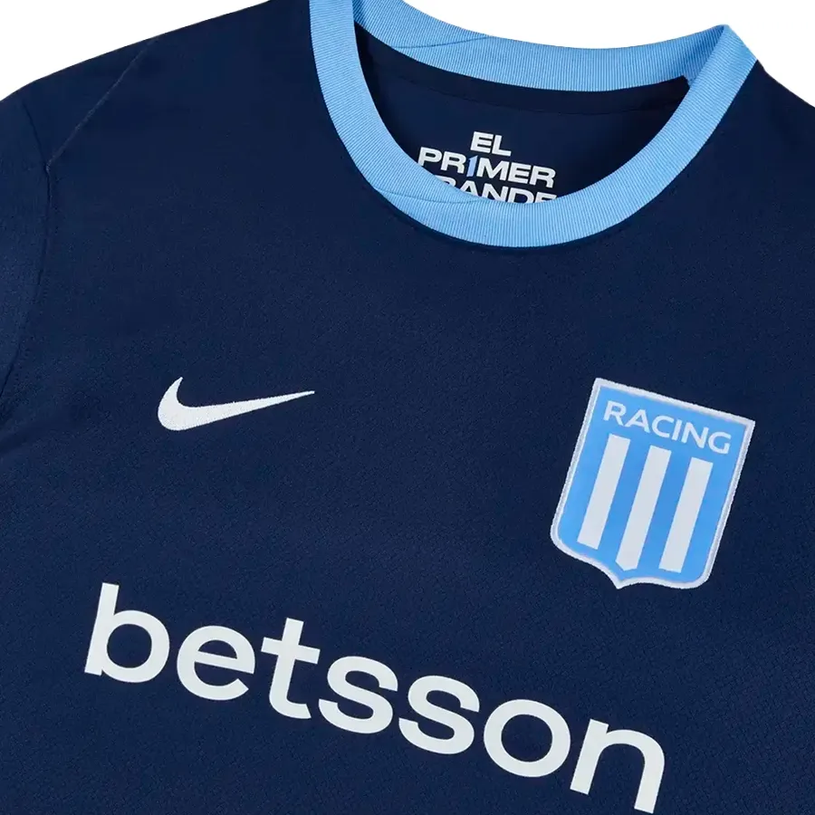 Imagen 2 de 3 de Camiseta Nike Visitante Racing Club 26-MARINO/CELESTE