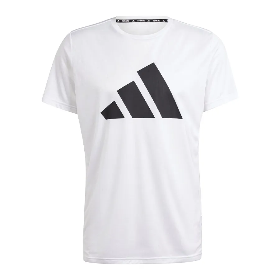 Imagen 2 de 6 de Remera adidas Run It-BLANCO/NEGRO