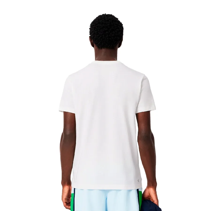 Imagen 2 de 6 de Remera Lacoste -BLANCO/VERDE