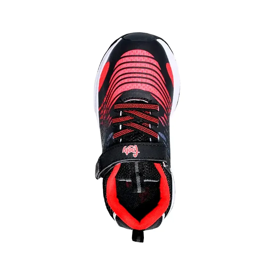 Imagen 2 de 4 de Zapatillas Footy Deportiva Spt London-NEGRO/ROJO/AZUL