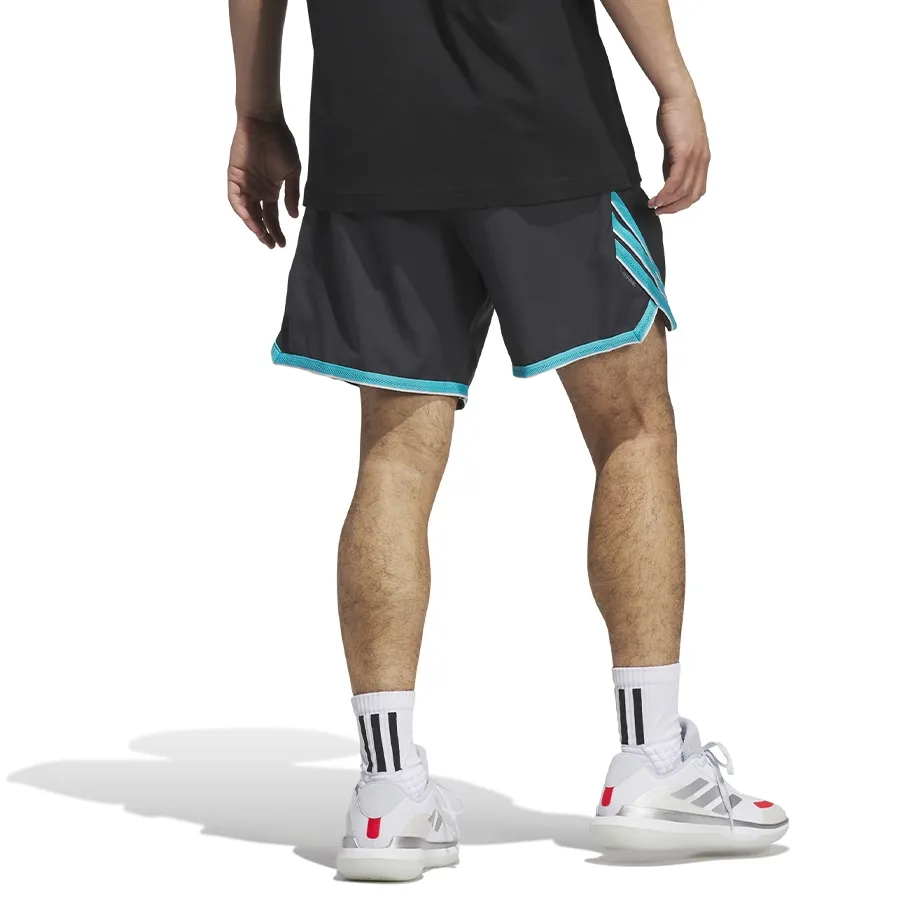 Imagen 1 de 5 de Shorts adidas Crazy Lite-GRAFITO/TURQUESA