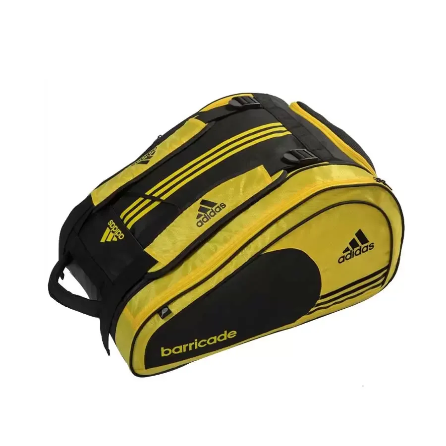 Imagen 1 de 3 de Paletero adidas Barricade 1.9-NEGRO/AMARILLO