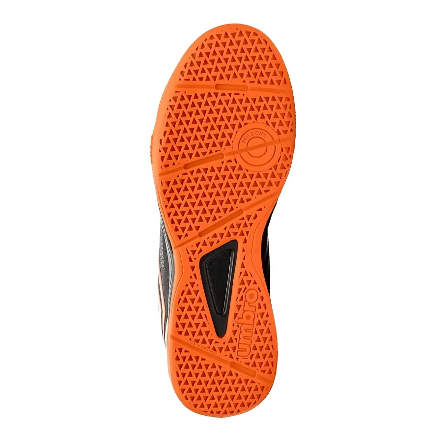 Imagen 4 de 5 de Botines Umbro Botin Sala Pro 5 Bump-NEGRO/NARANJA/CELESTE