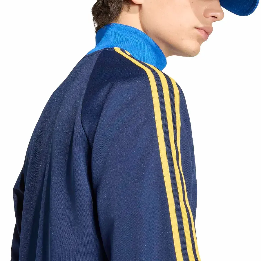 Imagen 3 de 5 de Campera adidas originals Boca Juniors-AZUL FRANCIA/AMARILLO