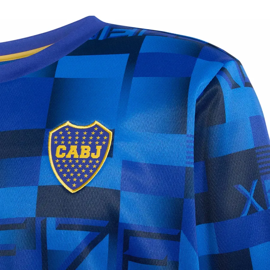 Imagen 2 de 5 de Camiseta adidas Boca Juniors Prepartido-AZUL/CELESTE/AMARILLO