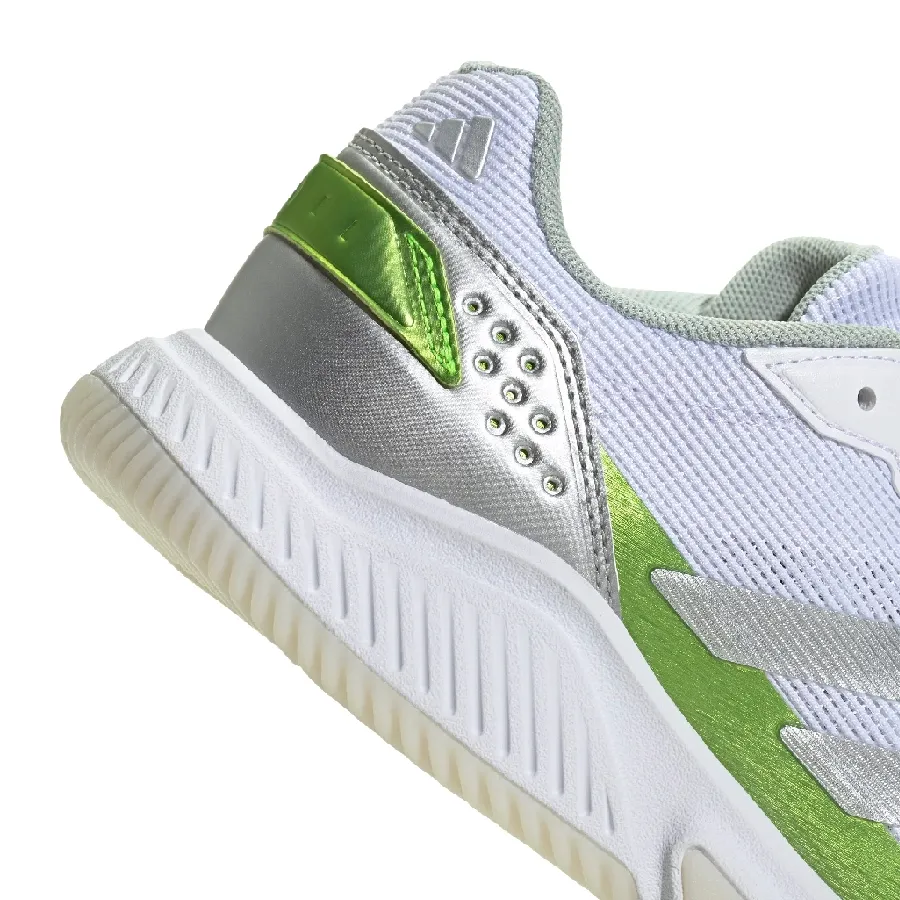 Imagen 6 de 7 de Zapatillas adidas Courtquick Padel-BLANCO/PLATA/VERDE FLUOR