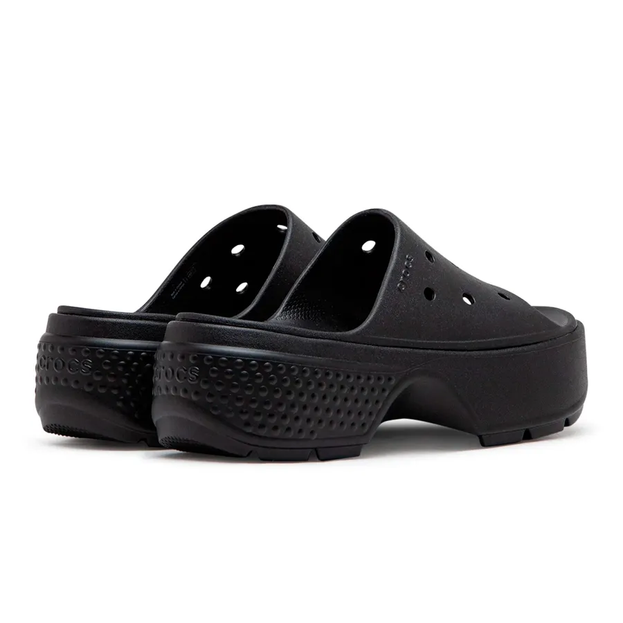 Imagen 3 de 6 de Sandalias Crocs Stomp Slide-NEGRO