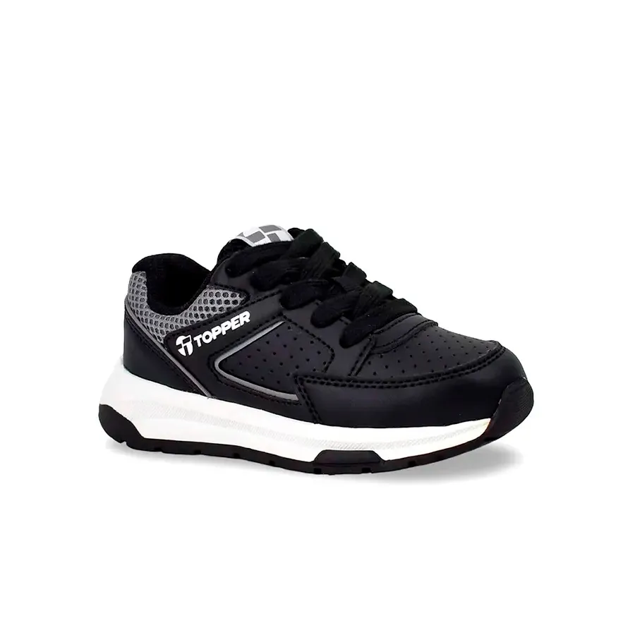 Imagen 1 de 5 de Zapatillas Topper Map-NEGRO/BLANCO