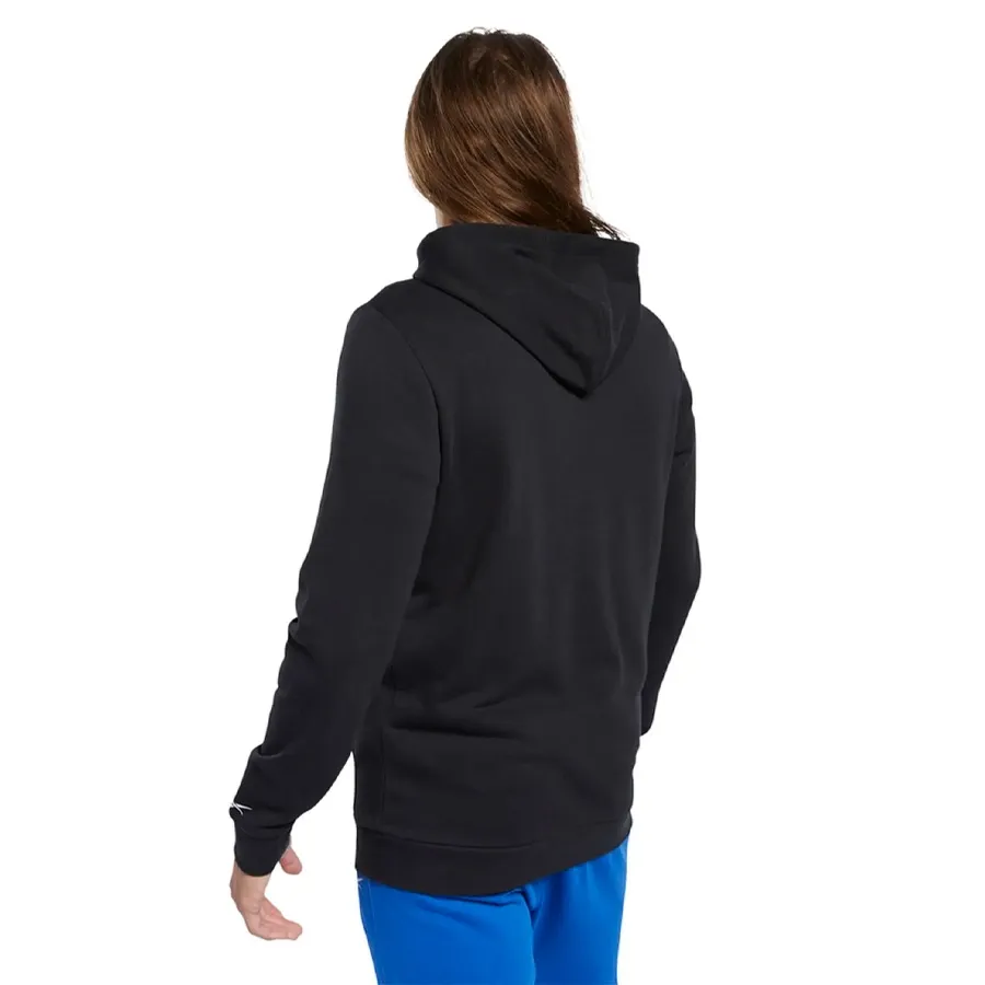 Imagen 1 de 3 de Campera Reebok Linear Logo-NEGRO/AZUL/BLANCO
