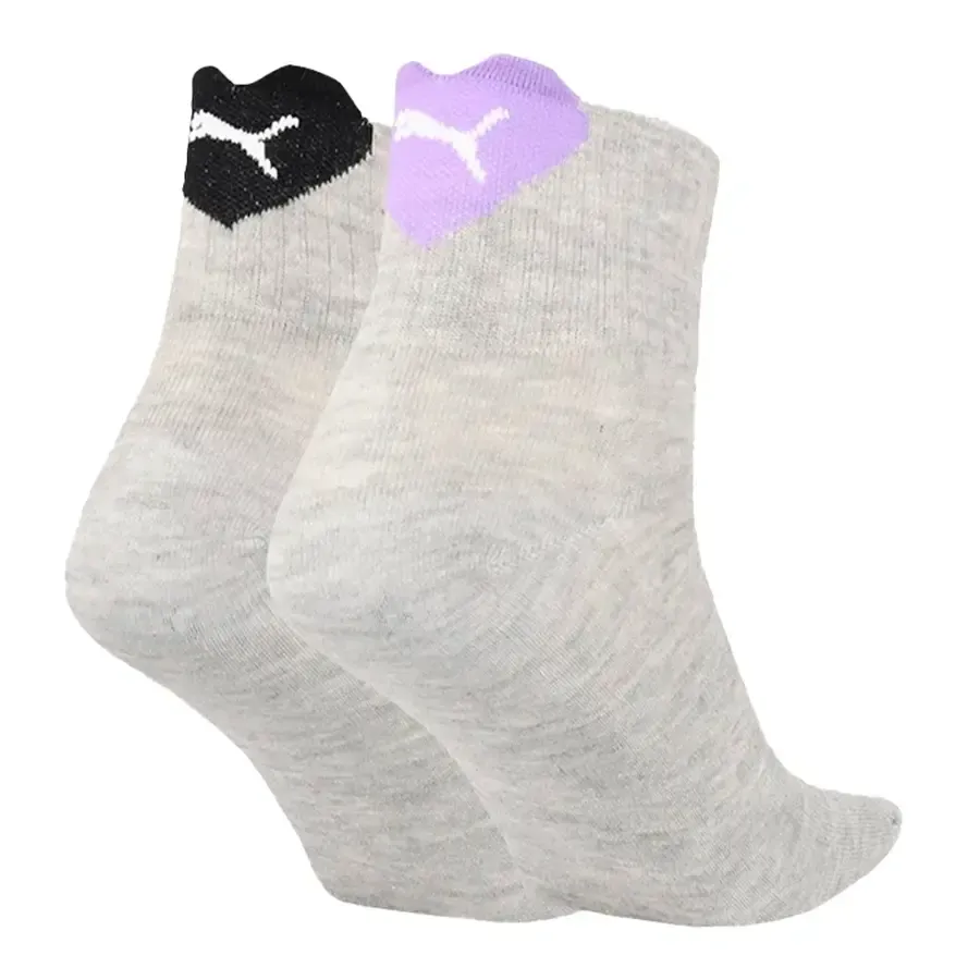 Imagen 1 de 2 de Medias Puma Heart Short Sock-GRIS