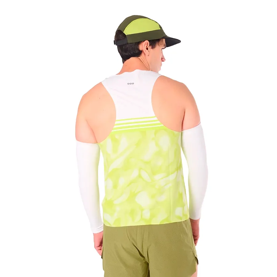 Imagen 1 de 4 de Musculosa Saucony Endorphine II-BLANCO/AMARILLO FLUOR