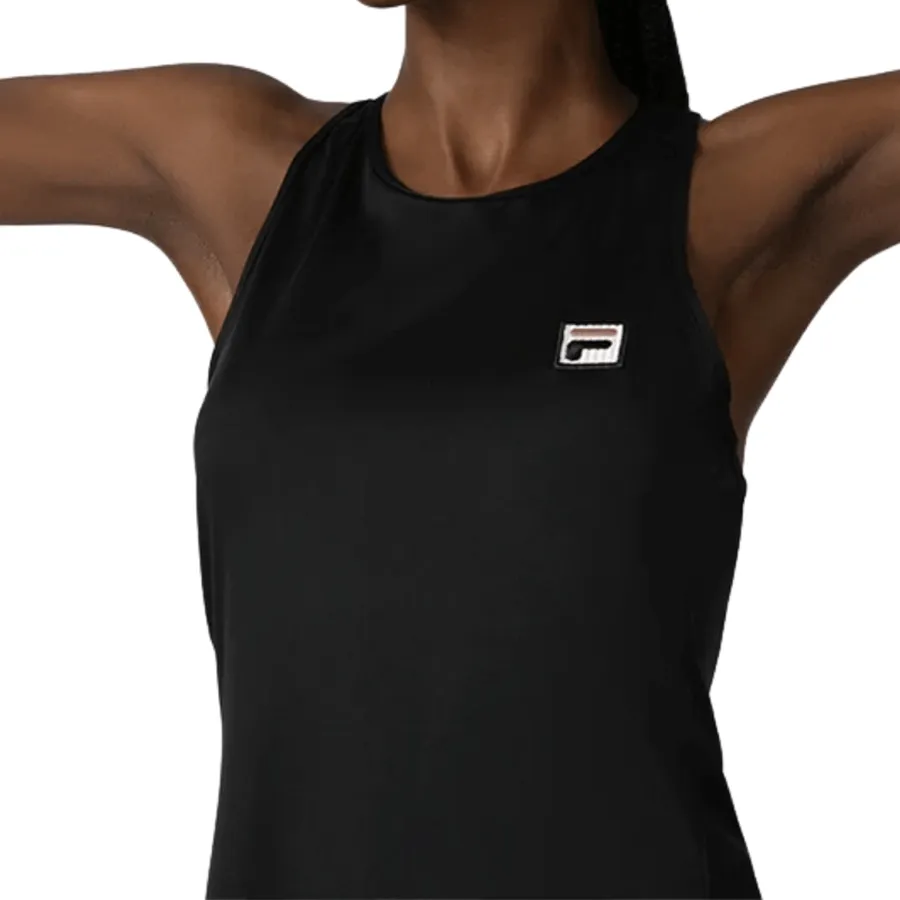 Imagen 2 de 3 de Vestido Fila Tenis Basic-NEGRO