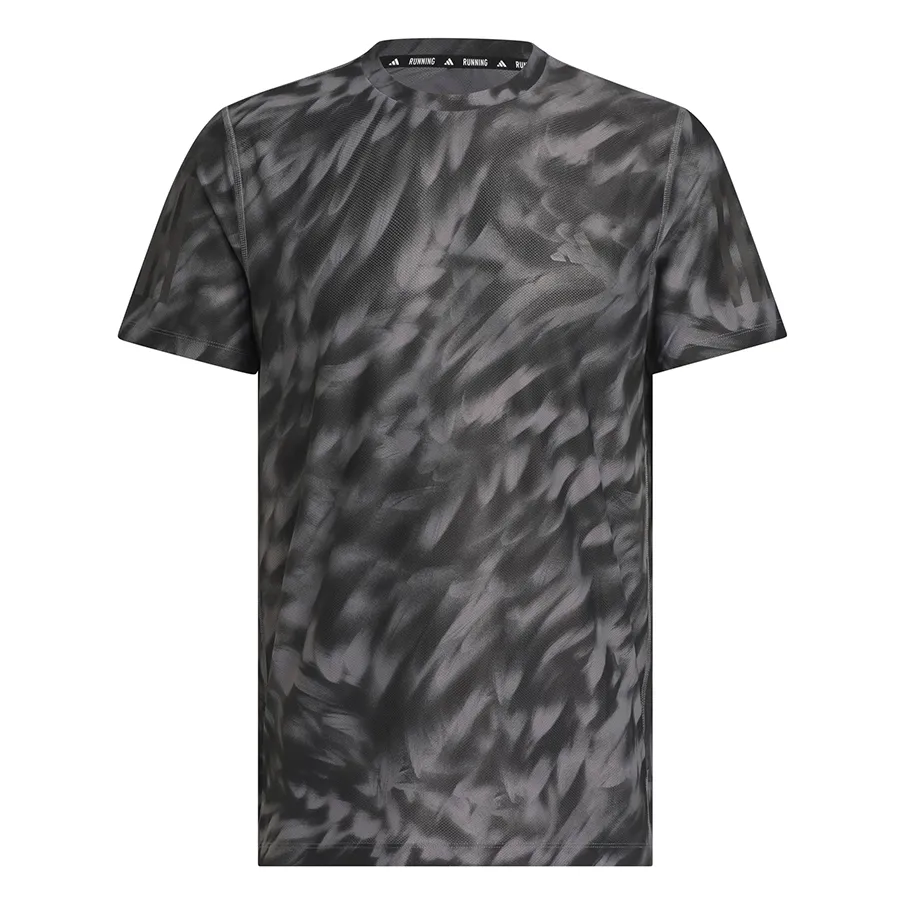 Imagen 3 de 4 de Remera adidas estampada Own The Run-GRIS/NEGRO