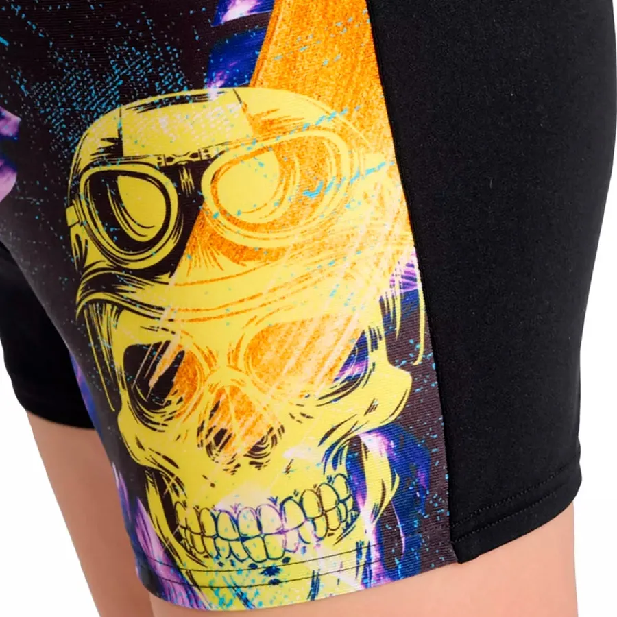 Imagen 2 de 9 de Short Arena Crazy Driving Skull Jr-NEGRO