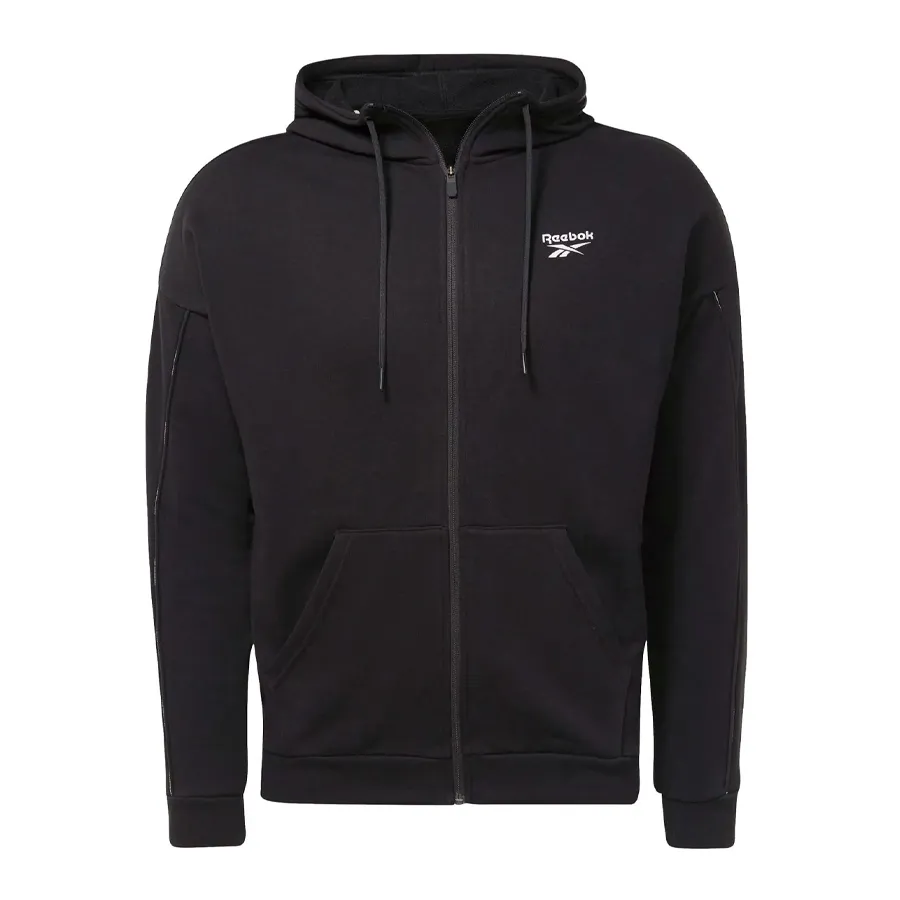 Imagen 2 de 4 de Campera Reebok Workout Ready Piping-NEGRO