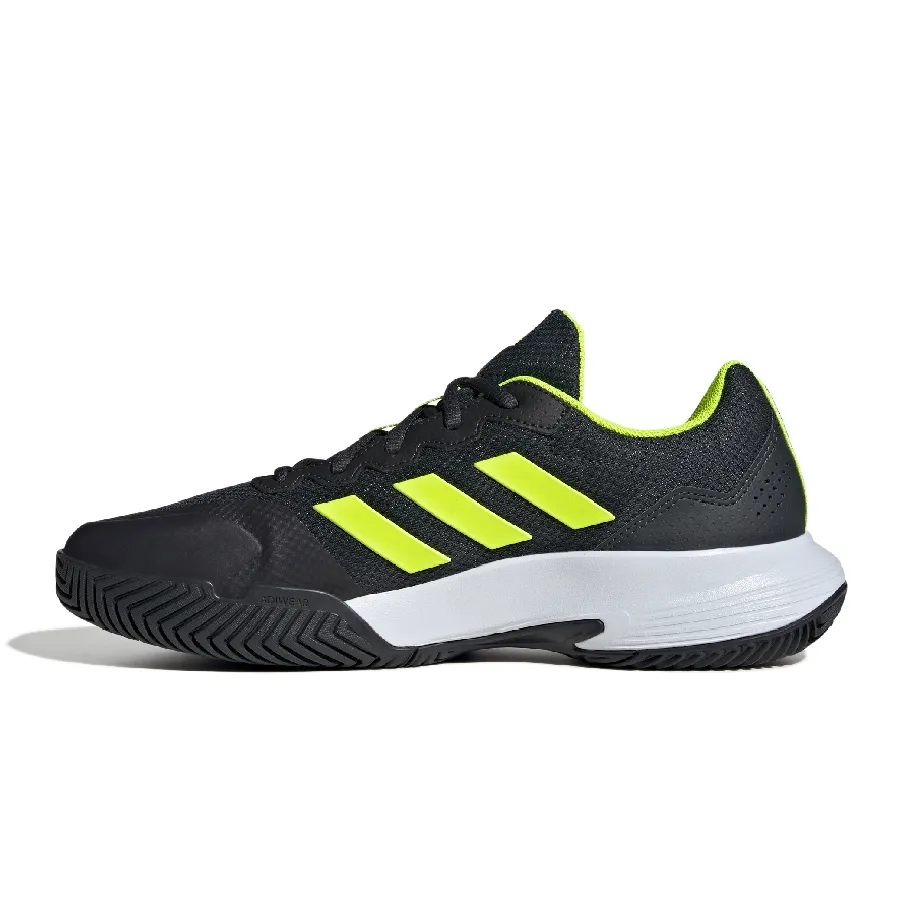 Imagen 2 de 7 de Zapatillas adidas Gamecourt 2-GRAFITO/AMARILLO FLUOR