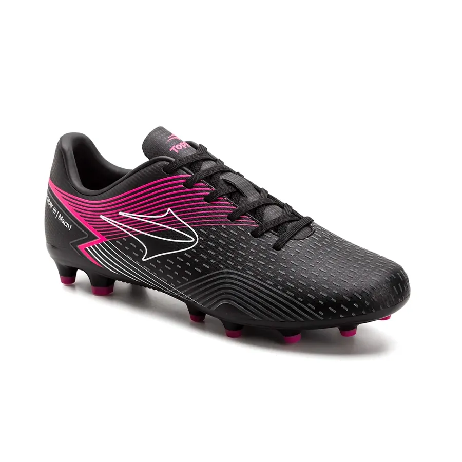 Imagen 1 de 5 de Botines Topper Stingray Iii Match 1 Fg-NEGRO/BLANCO/ROSA
