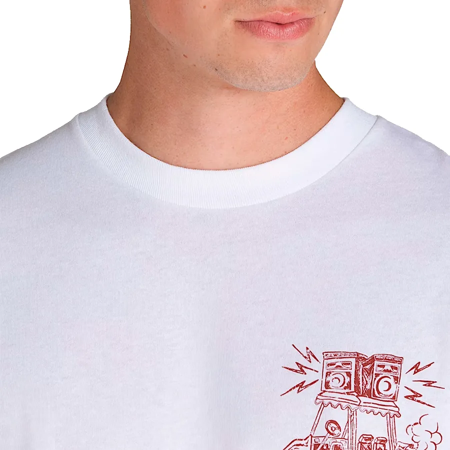 Imagen 3 de 4 de Remera Vans Boom Cart Ss-BLANCO/BORDO