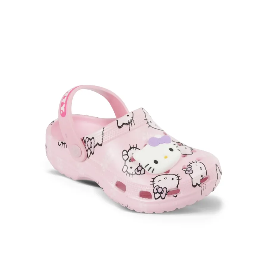 Imagen 1 de 4 de Sandalias Footy Clogs Hello Kitty-ROSA