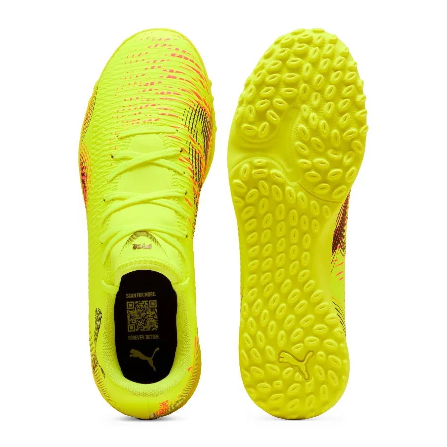Imagen 3 de 6 de Botines Puma Future 8 Play Tt-AMARILLO FLUOR/NEGRO/VIOLETA