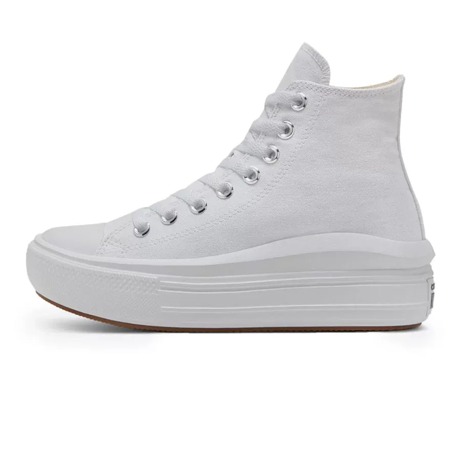 Imagen 2 de 4 de Zapatillas Converse Chuck Taylor All Star Move Hi-BLANCO/BLANCO