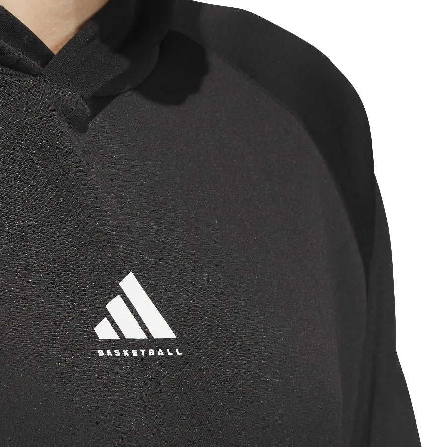 Imagen 3 de 4 de Buzo adidas Basketball Crazy Warm-NEGRO/BLANCO