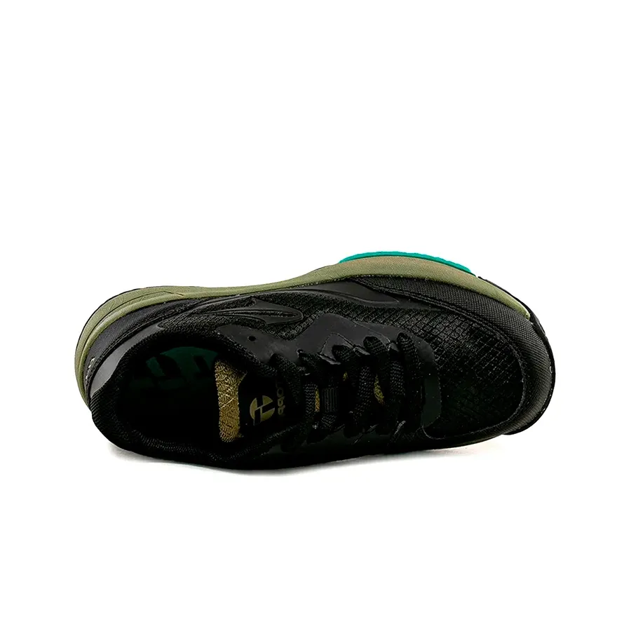 Imagen 2 de 4 de Zapatillas Topper Bercy Kids-NEGRO/OLIVA