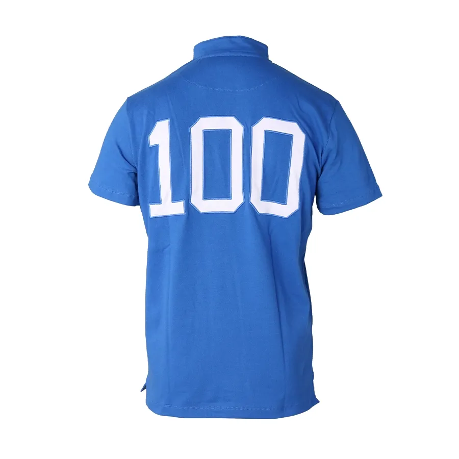 Imagen 2 de 3 de Remera Fiume Sport Chomba Godoy Cruz 100 años-AZUL