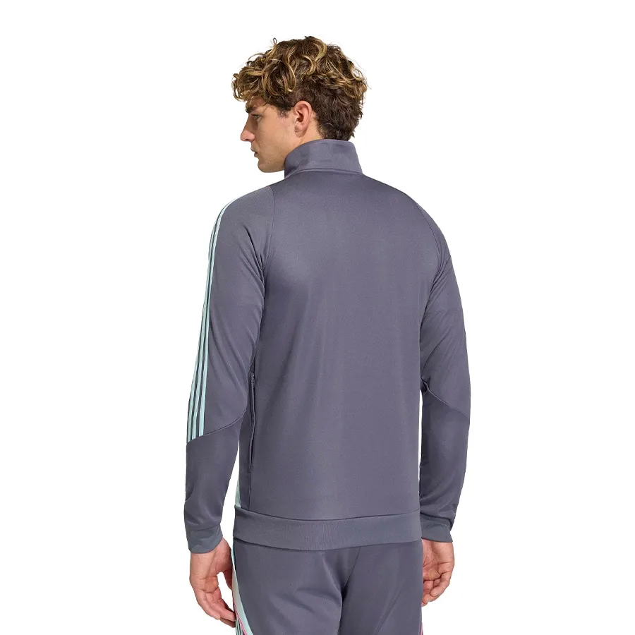 Imagen 1 de 5 de Campera adidas Messi-GRIS/CELESTE/ROSA