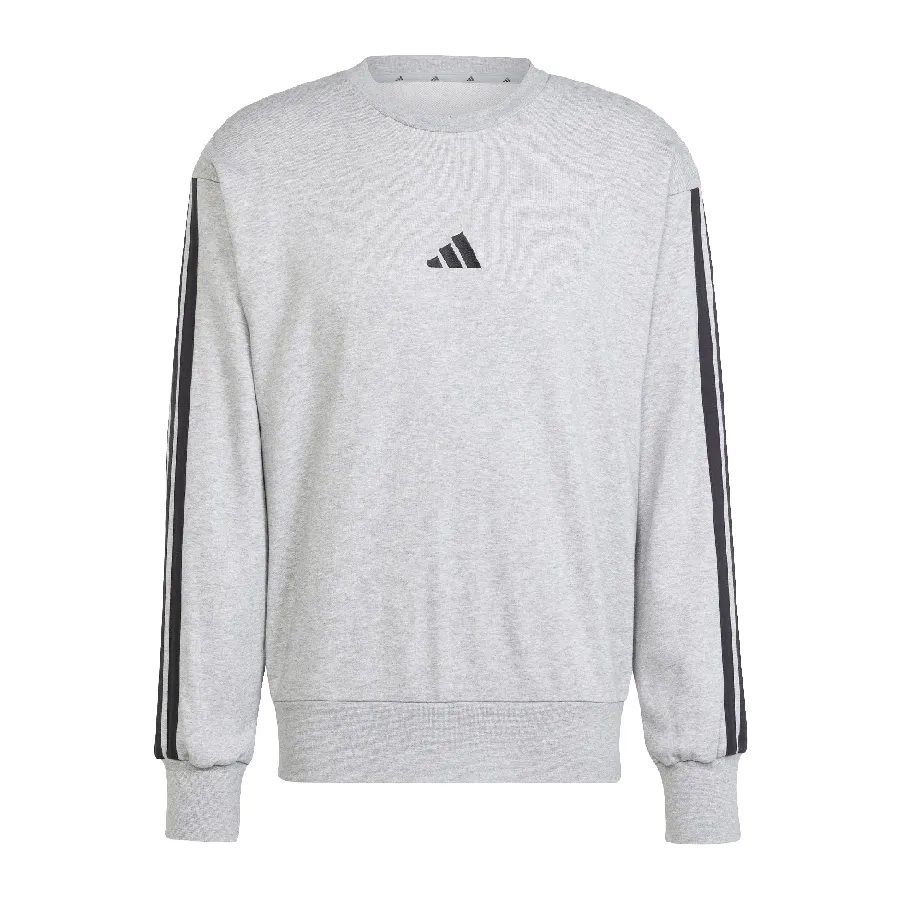 Imagen 0 de 5 de Buzo adidas Essentials 3 Stripes-GRIS/NEGRO