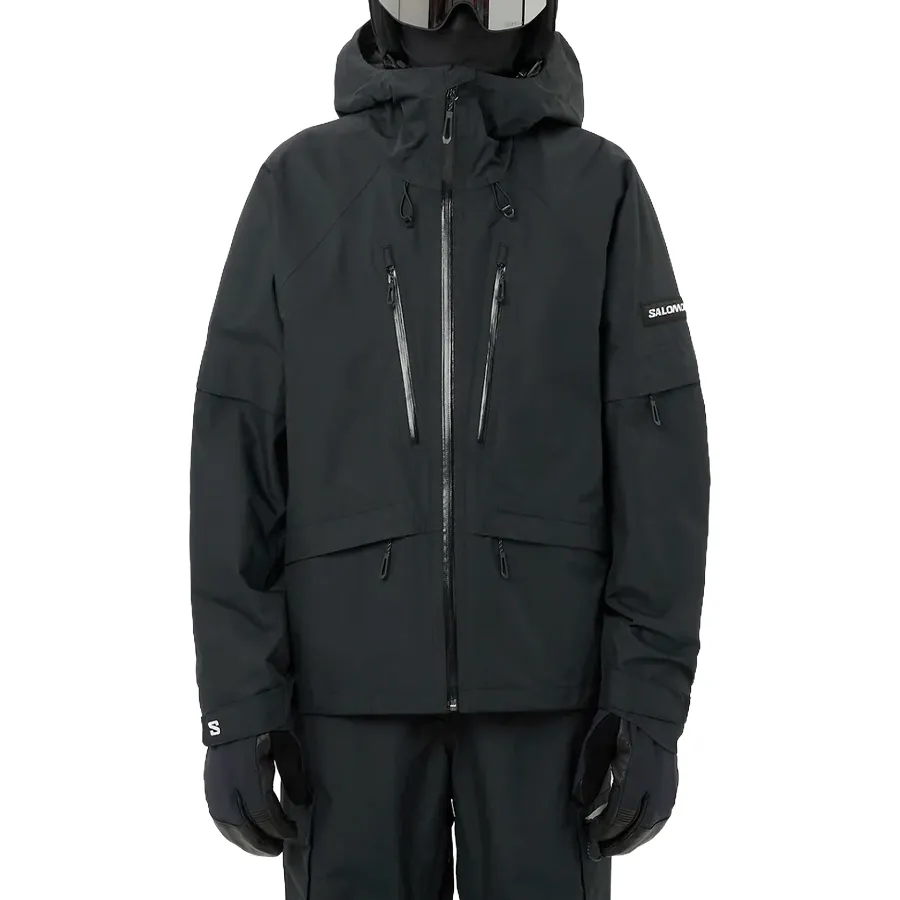 Imagen 0 de 5 de Campera Salomon Venom Full Zip-NEGRO