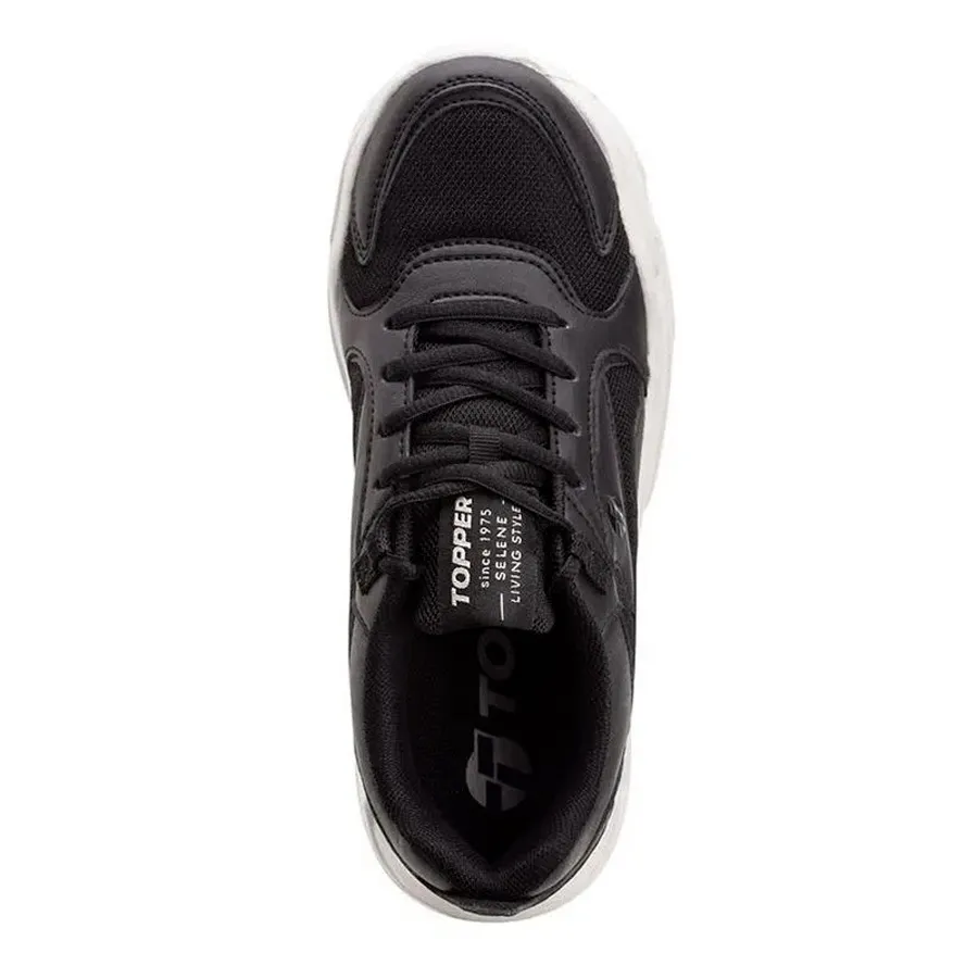 Imagen 3 de 5 de Zapatillas Topper Selene-NEGRO/BLANCO