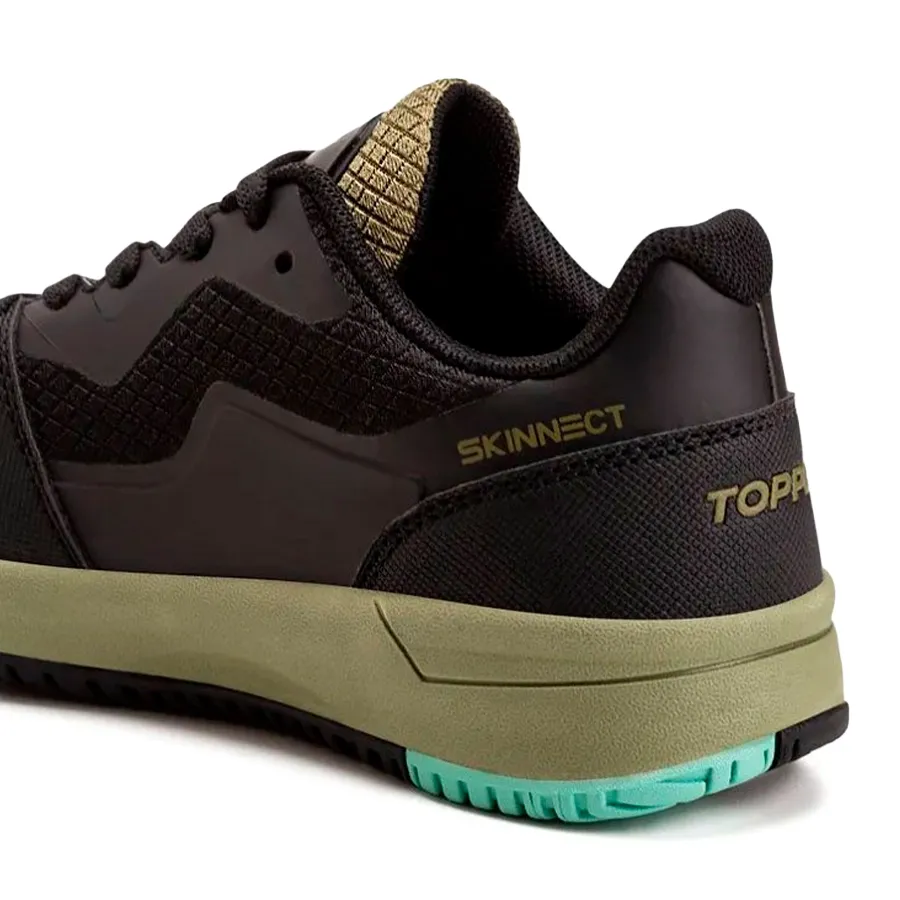 Imagen 4 de 5 de Zapatillas Topper Bercy Kids-NEGRO/OLIVA